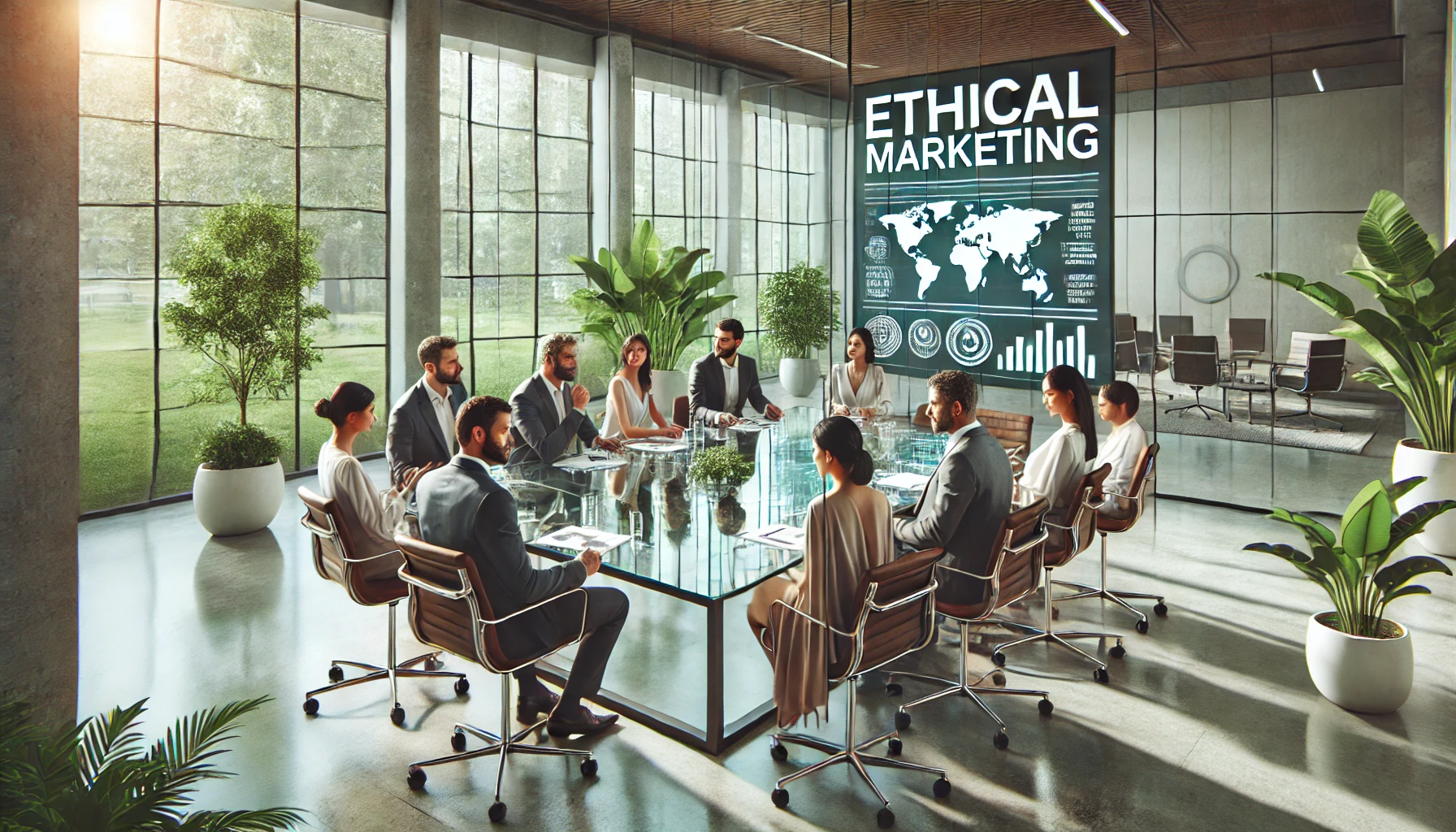 Ethical marketing concept