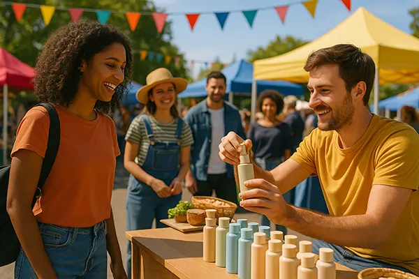 Marketing at fair